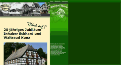 Desktop Screenshot of gasthof-thurm.de